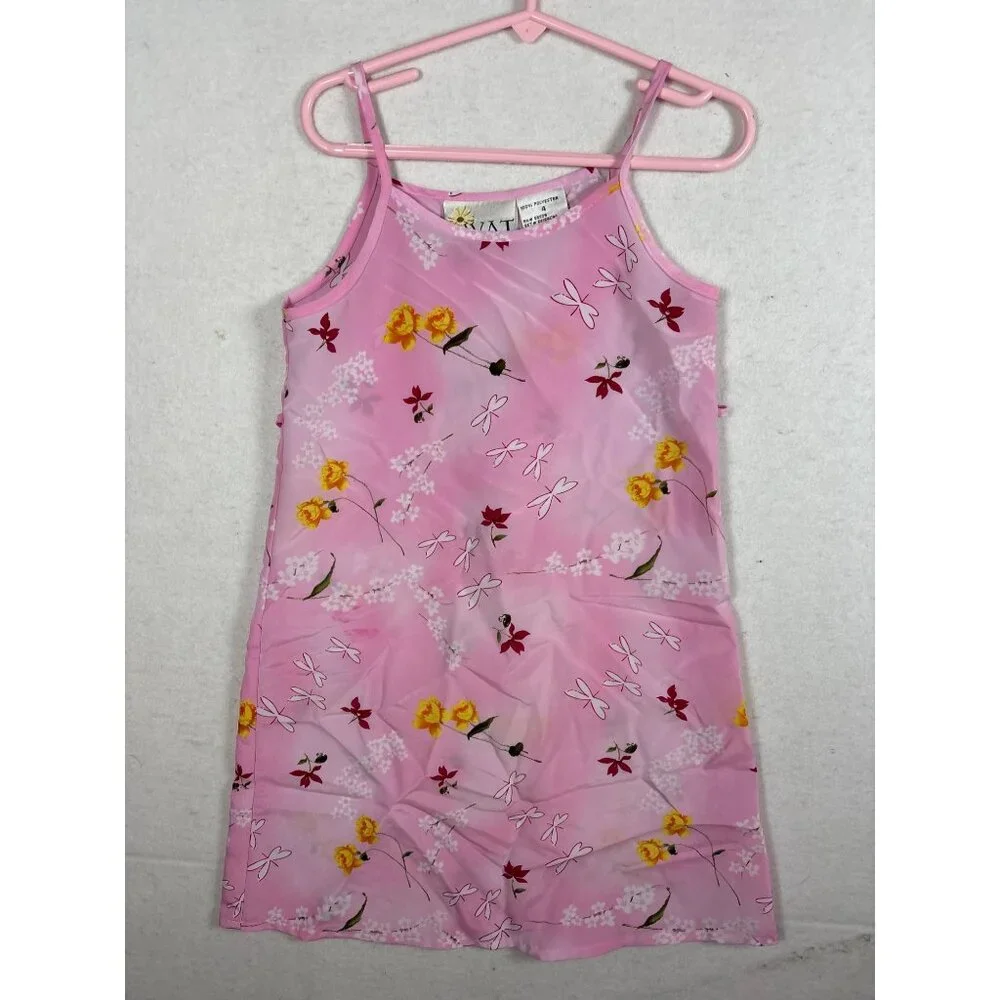 S.W.A.T Pink Floral Sleeveless DressTODDLERS ‎ Size 4